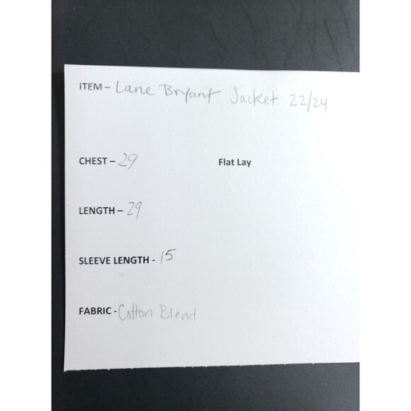 Lane Bryant Fashion Jacket Women's Plus Size 22/24 Gray - Picture 5 of 6